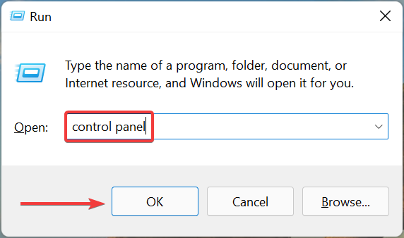 Control panel 