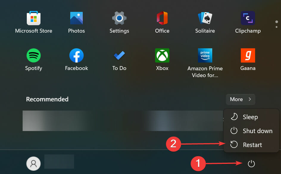 Restart PC