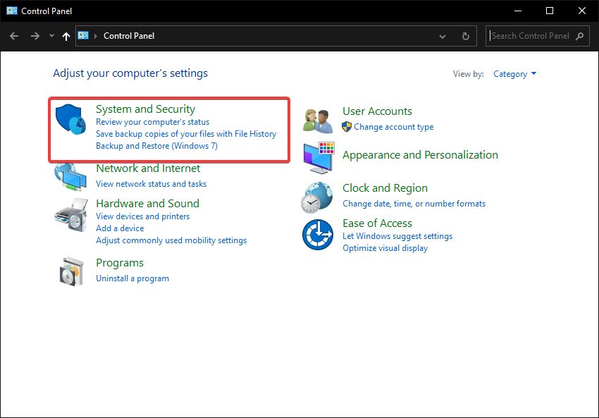 Select system and security 