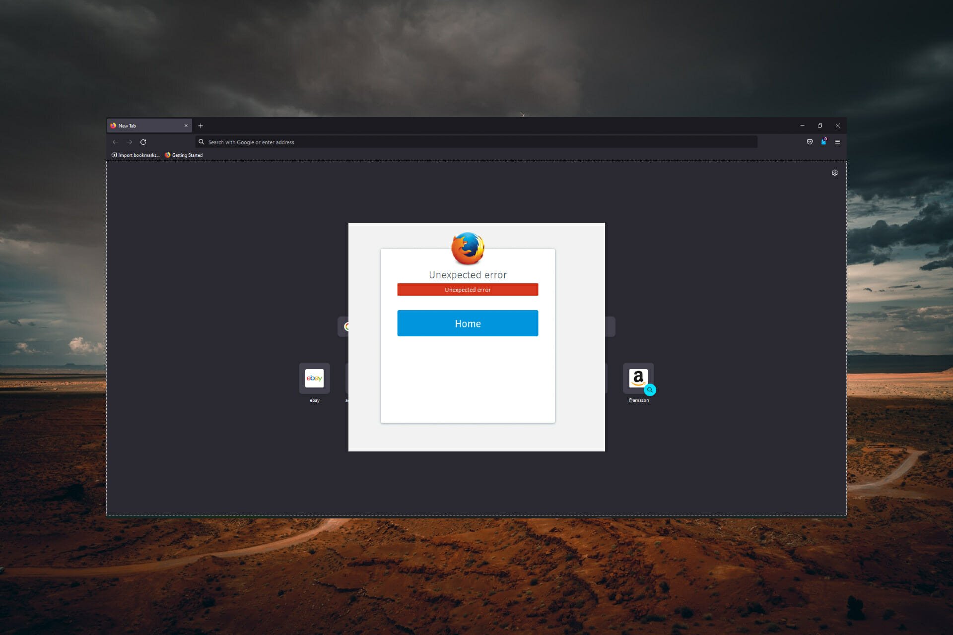 Feature image Firefox has encountered an unexpected problem with windows.