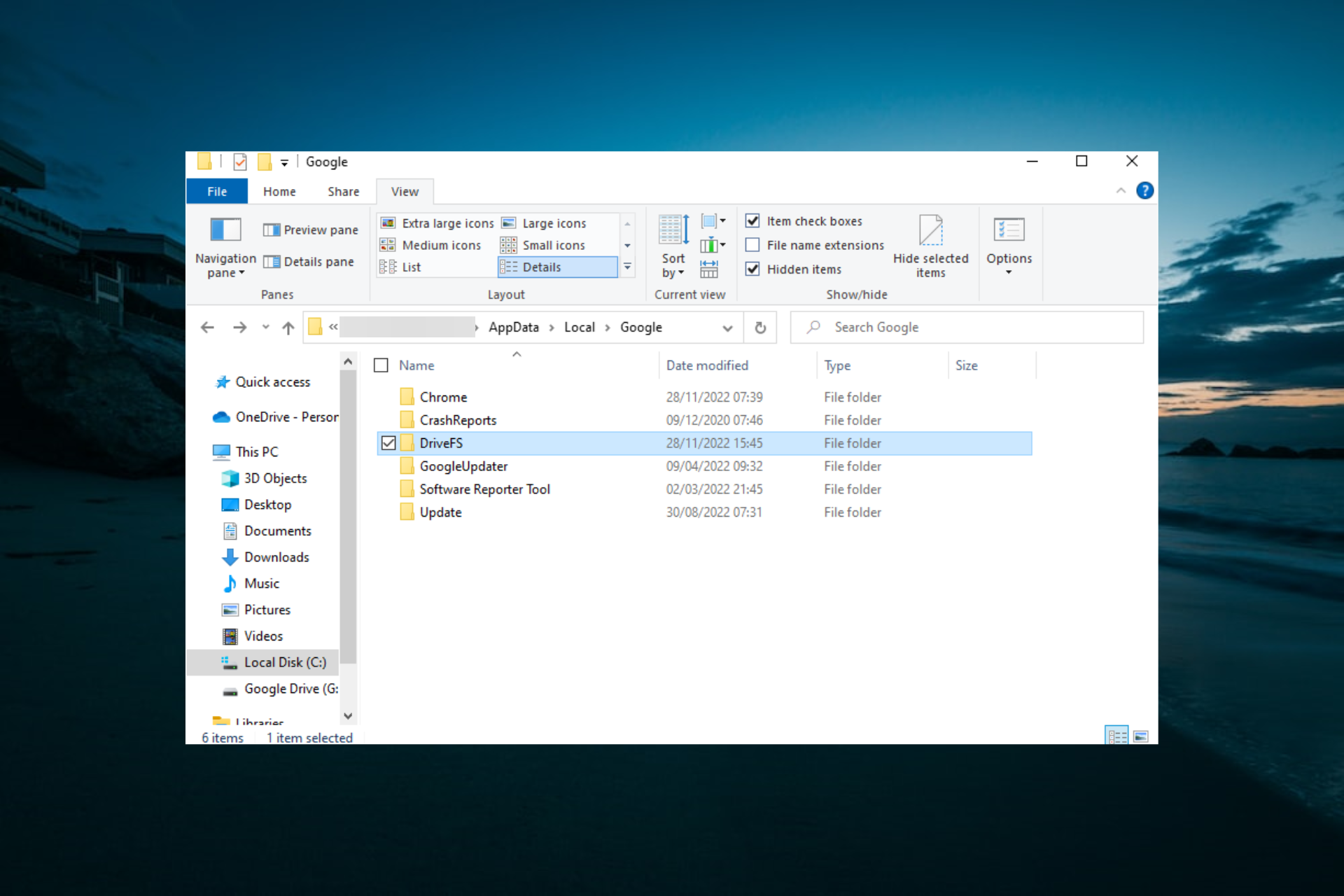 google drive crashing windows explorer