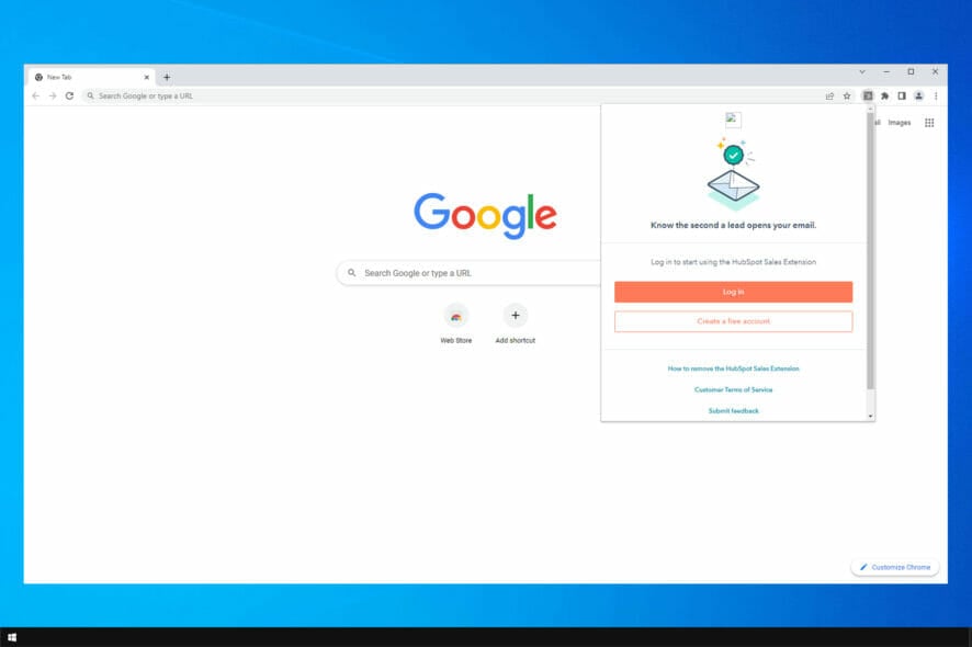 hubspot chrome extension not working