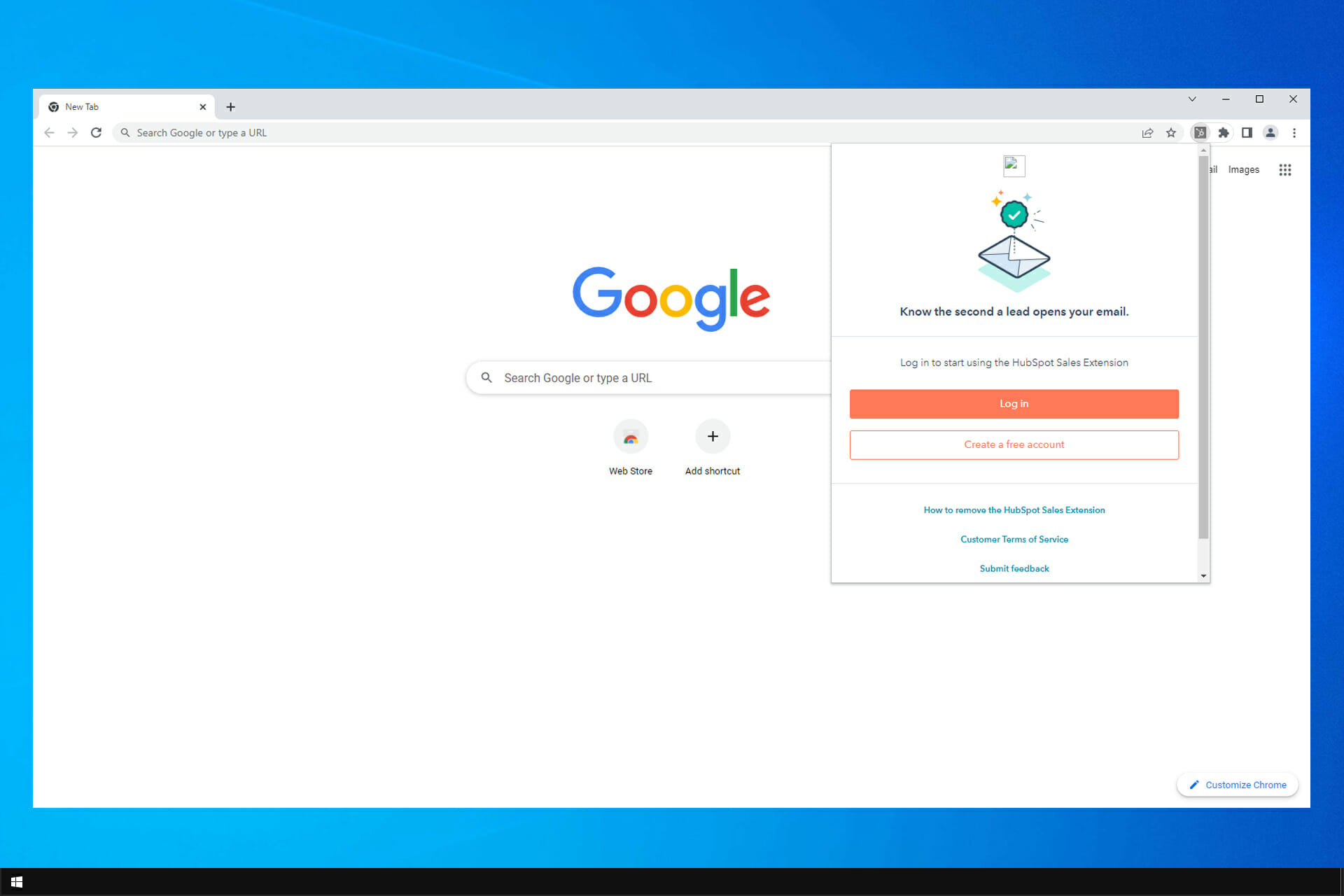 hubspot chrome extension not working