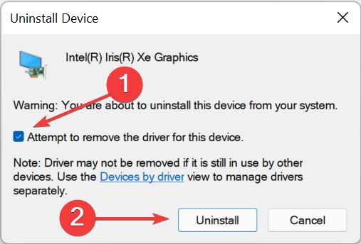 Uninstall