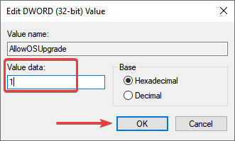 Value data