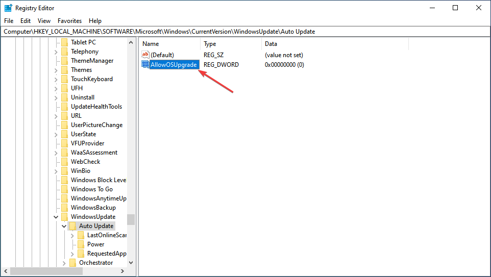 Modify to fix error code 0x80072f8f 0x20000