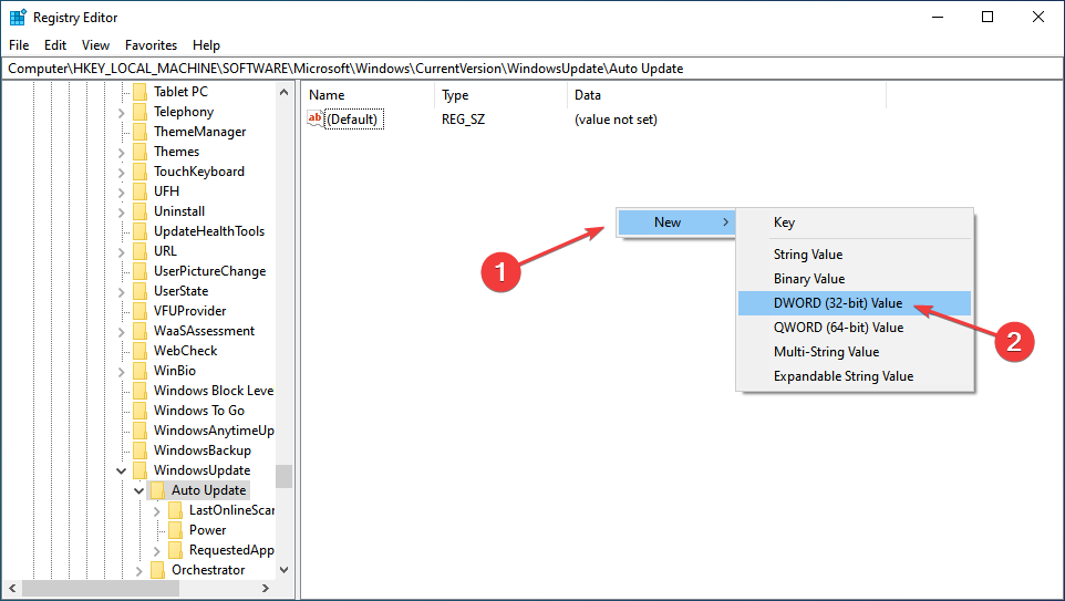 Create entry