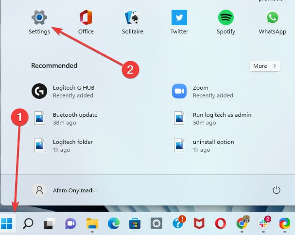 g pro wireless not showing up in logitech gaming software