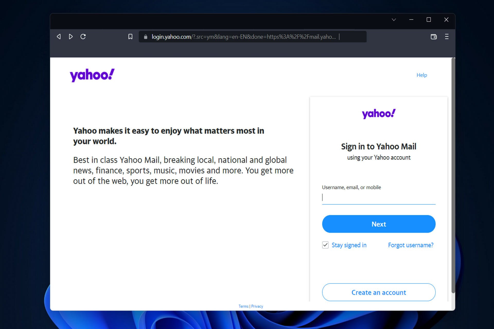 yahoo temporary error: 19