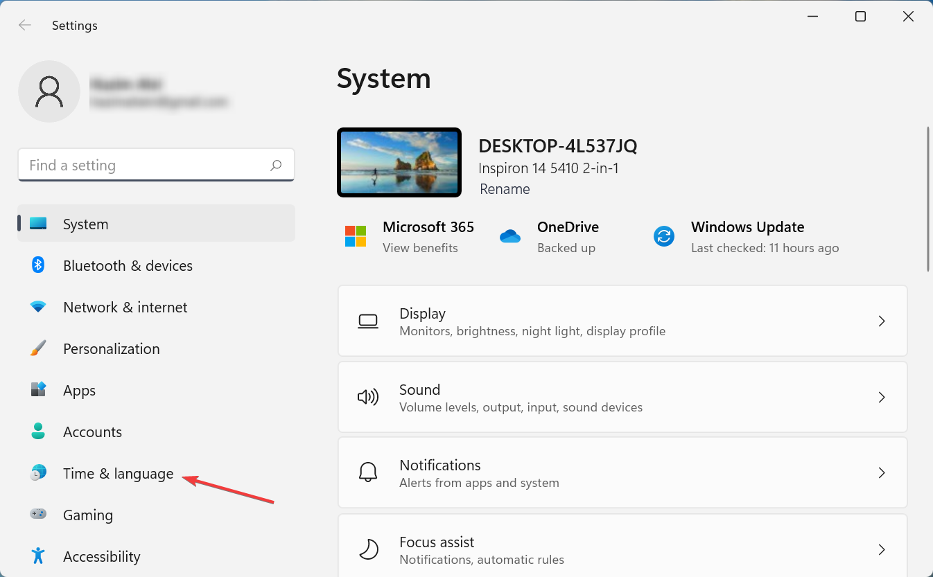 L'ora e la lingua da correggere non possono rimuovere il layout della tastiera di Windows 11
