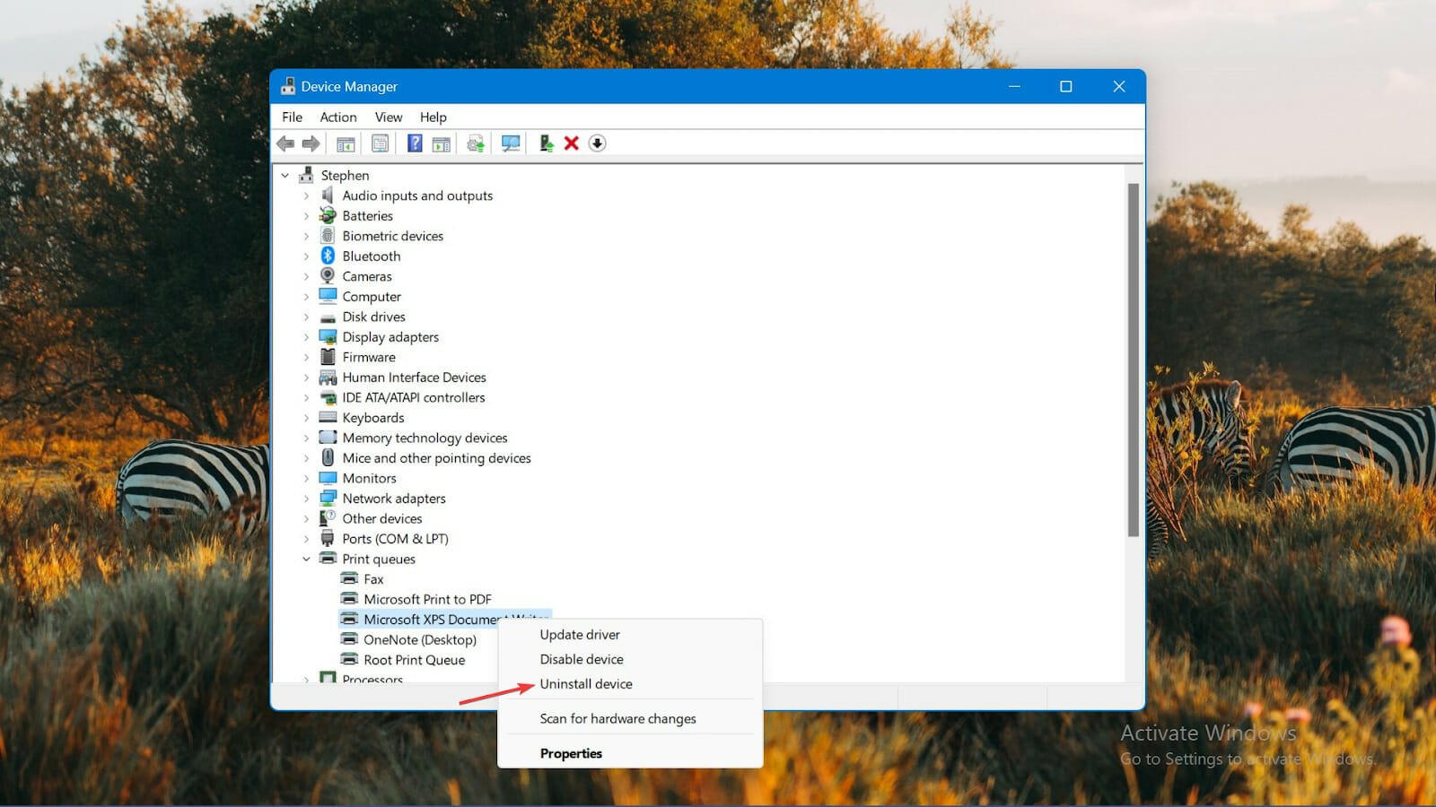 how to Uninstall printer drivers 