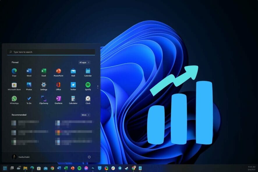 Windows 11 market share
