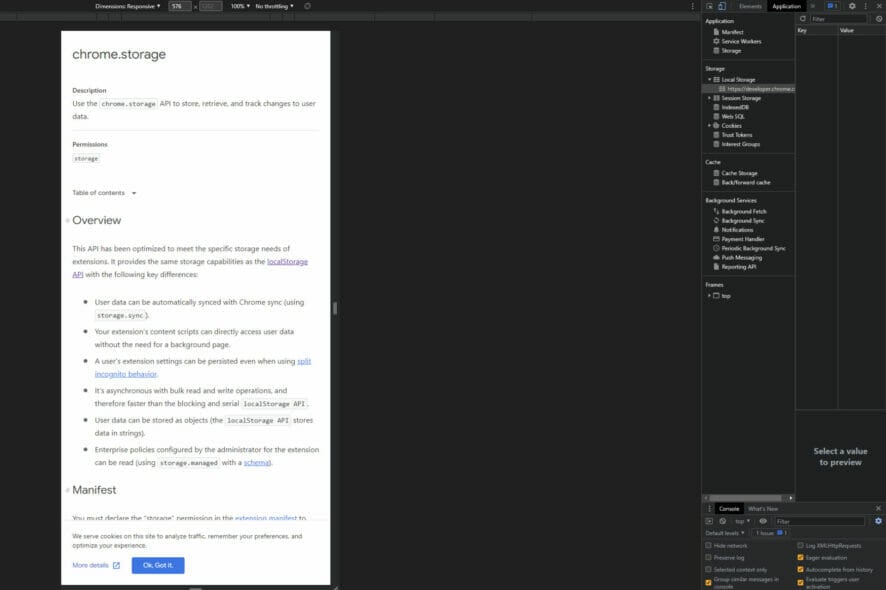 How to properly set up your Chrome storage sync