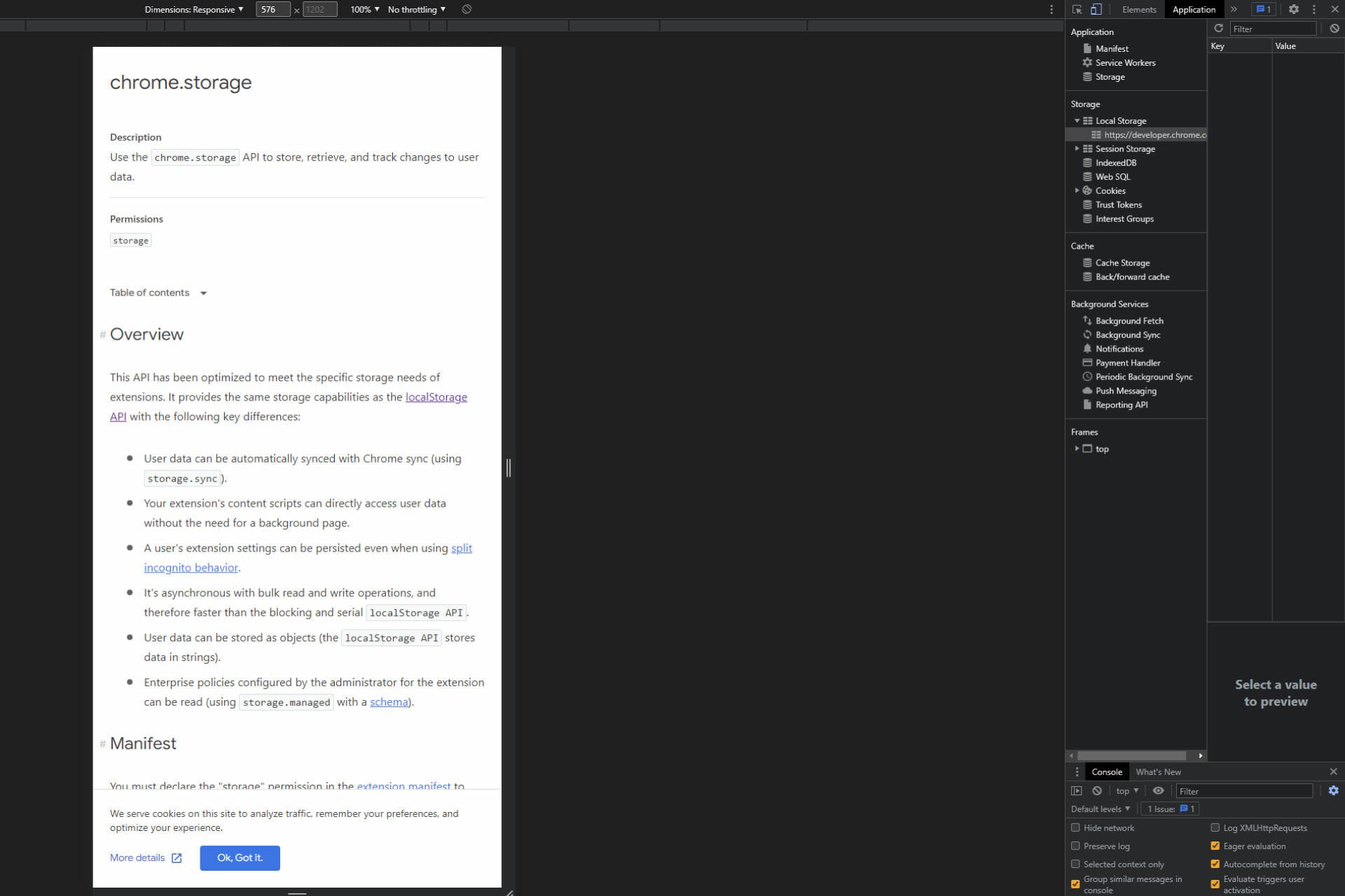 How to properly set up your Chrome storage sync