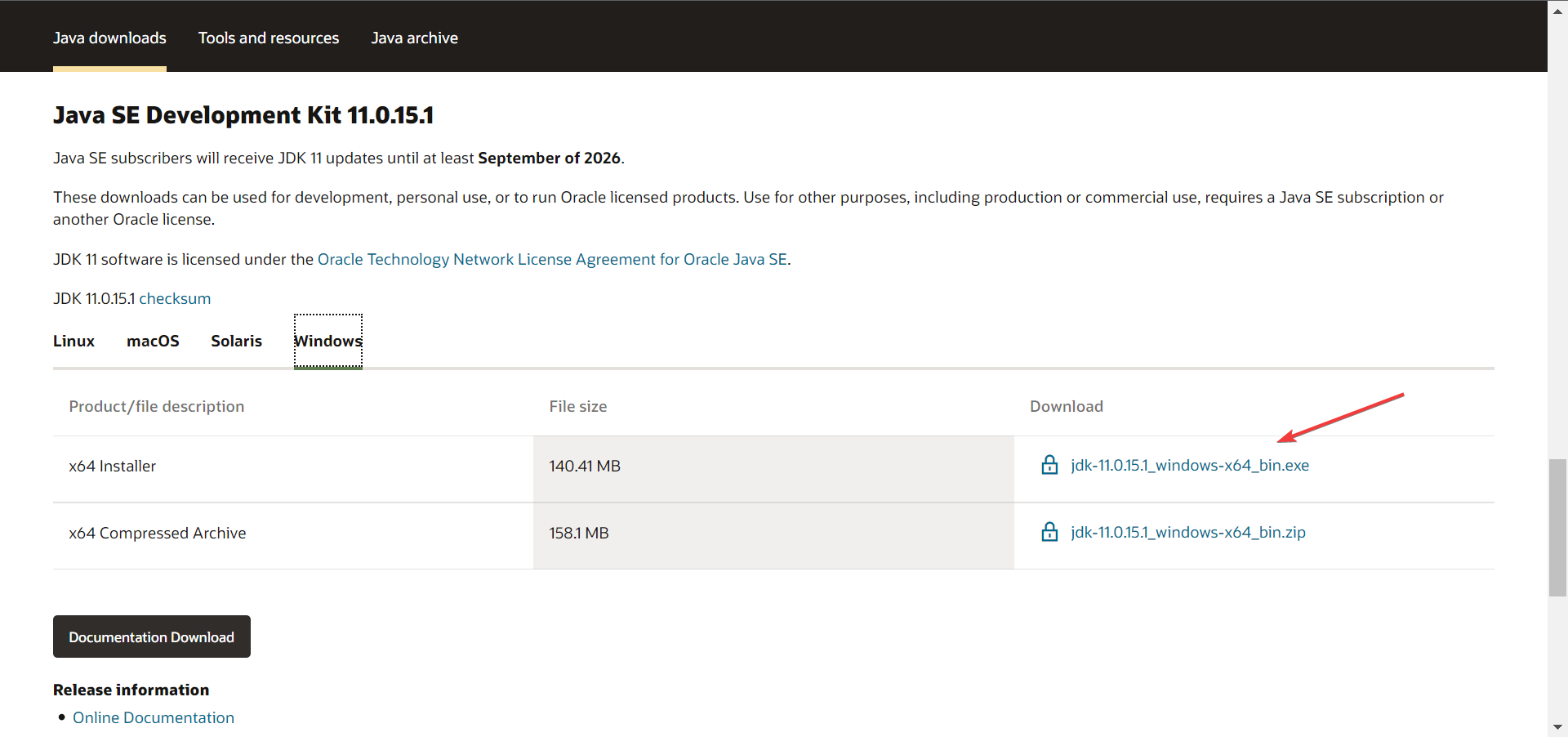 Download to jdk 11 download windows installer