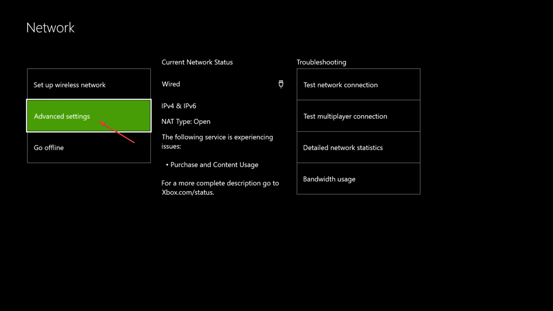 Advanced settings