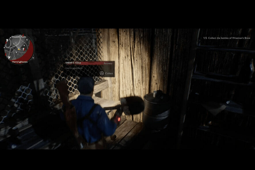 A photo of Ash completing missions in the Evil Dead game