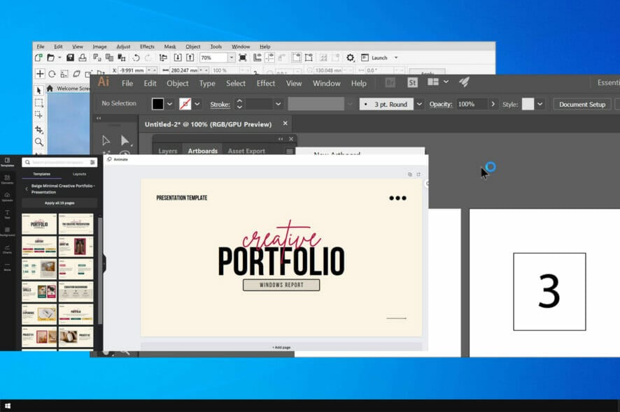 free circle sticker template software