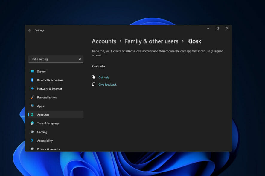 kiosk windows 11 kiosk mode