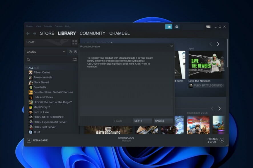 steam-add there was a problem adding this product to your steam account.