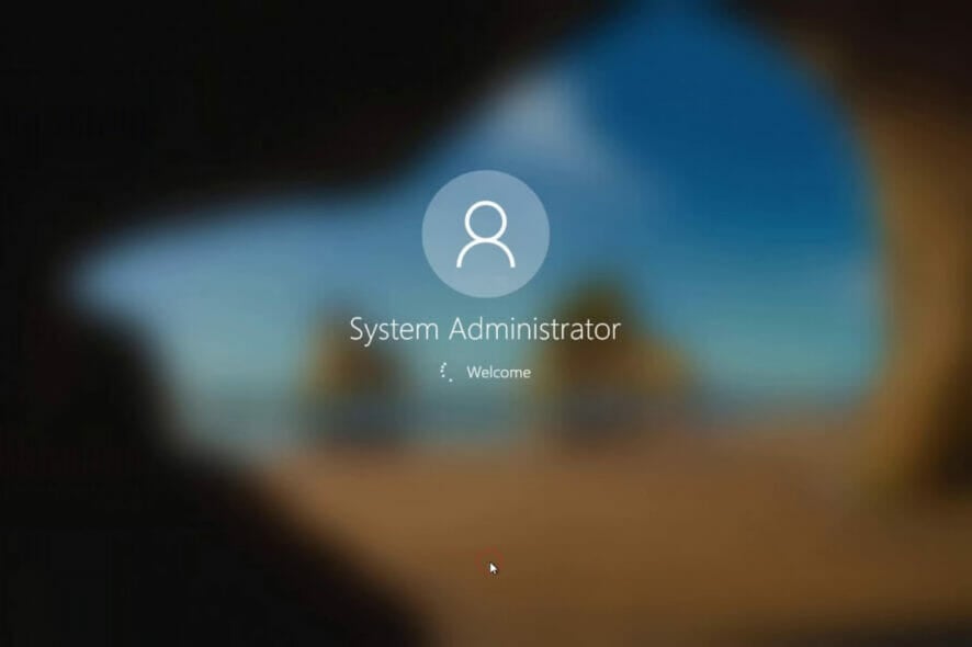 windows 10 stuck on welcome screen