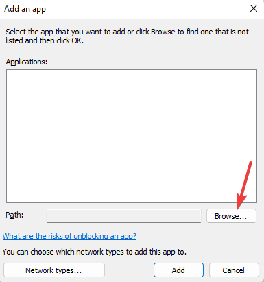 browse for epic games launcher