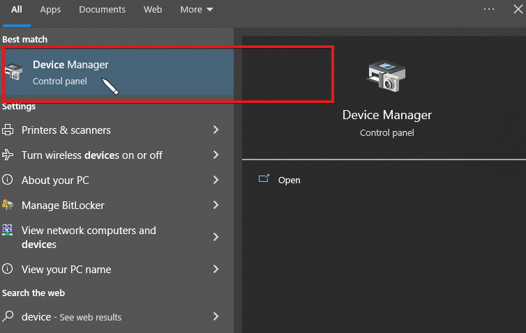 launch device manager