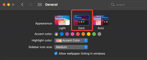 apple music browser dark mode