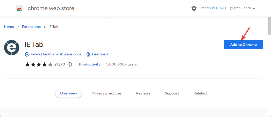 Add extension to Chrome