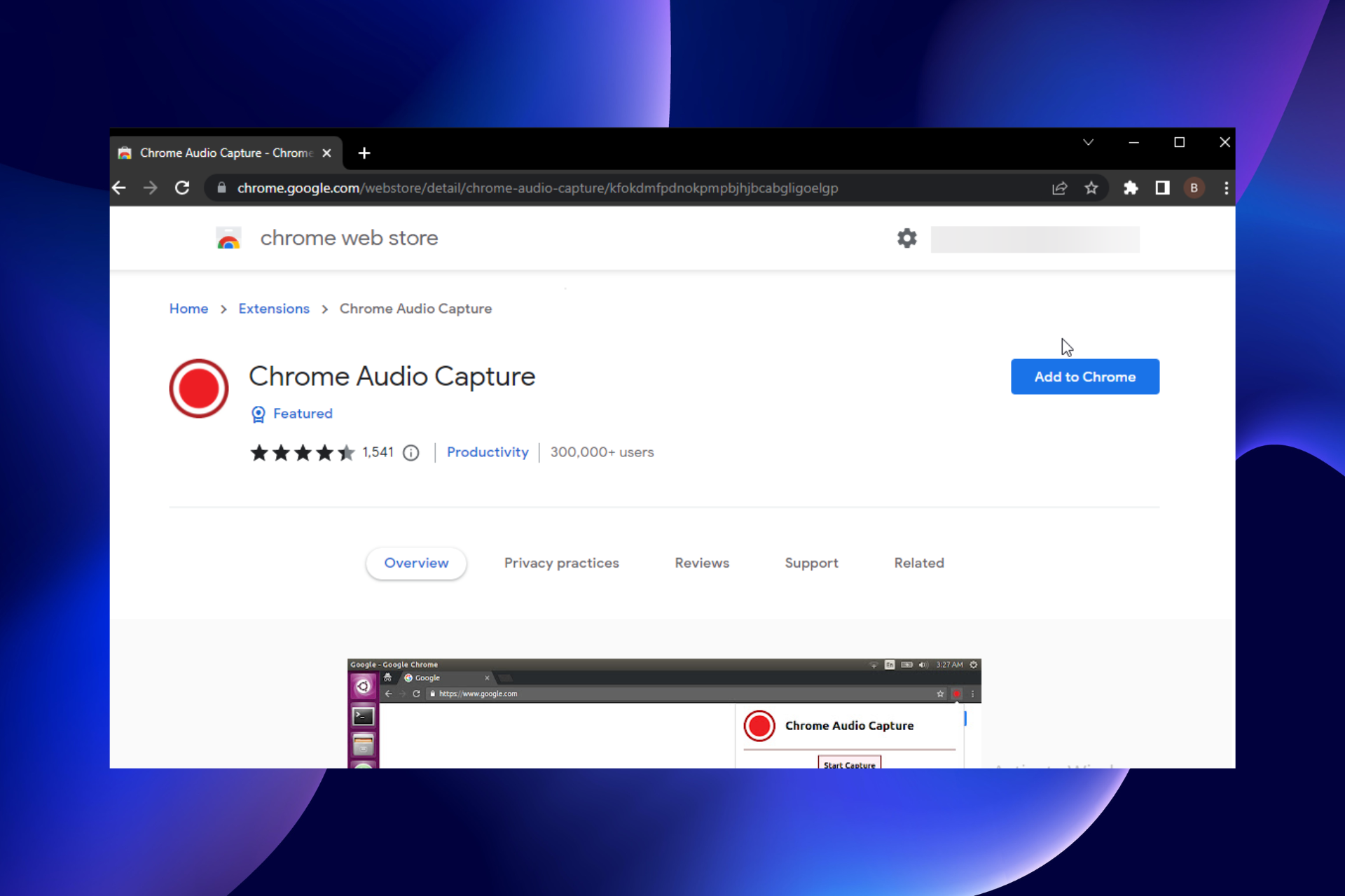 browser audio recorder