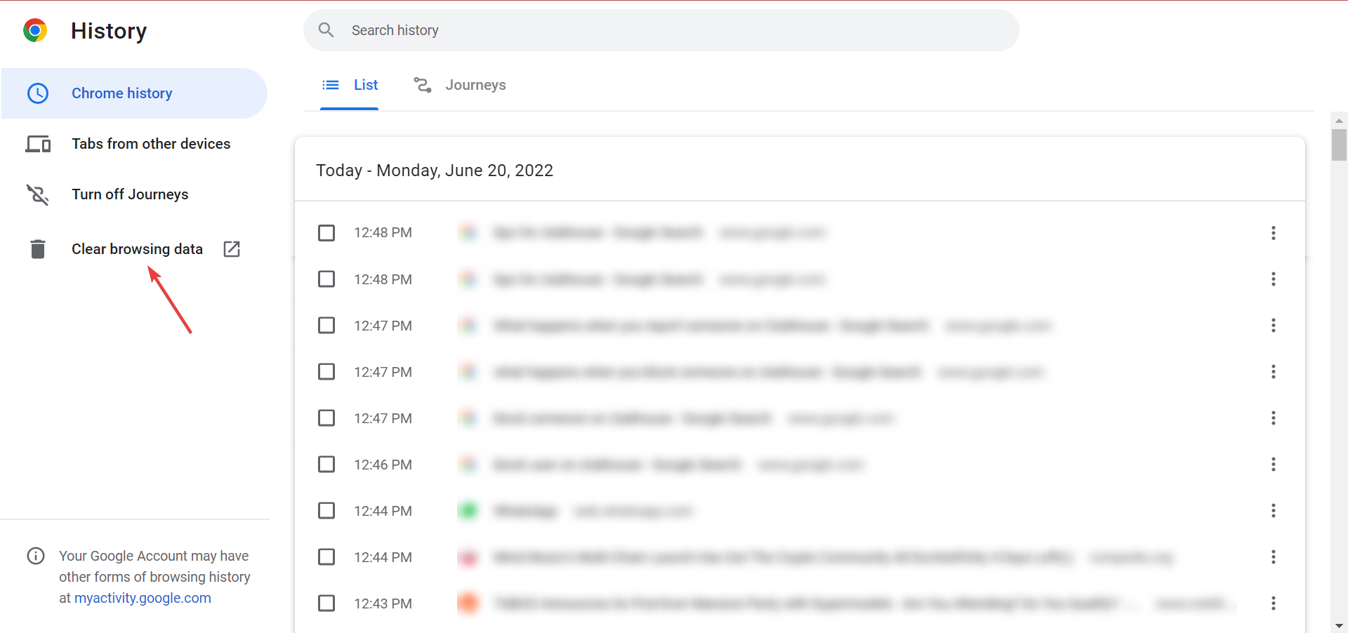 Clear browsing data to fix chrome spell check not working