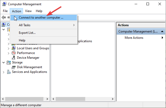 connect to another computer