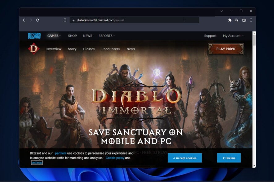 diablo diablo immortal no sound