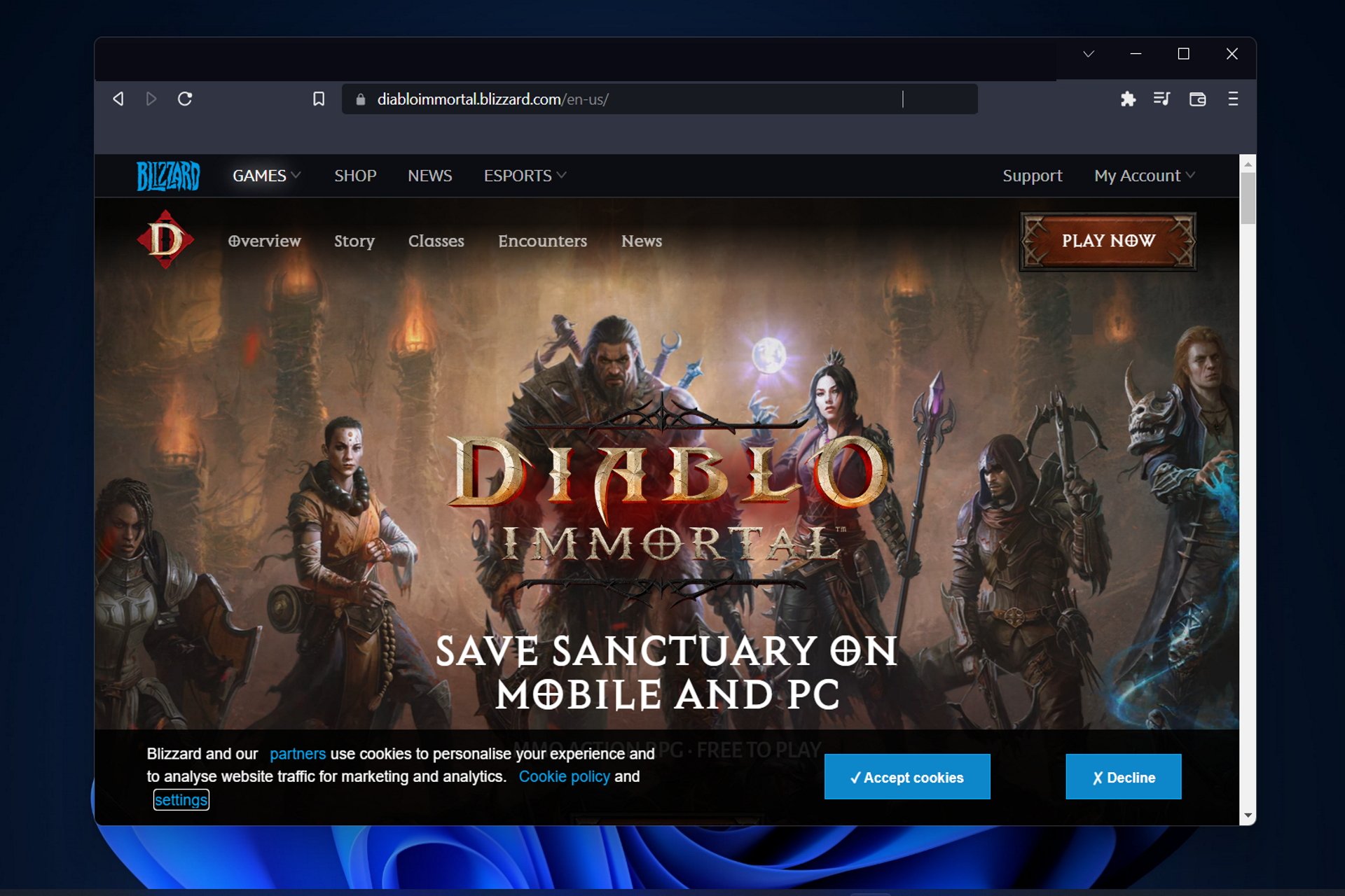 diablo diablo immortal no sound