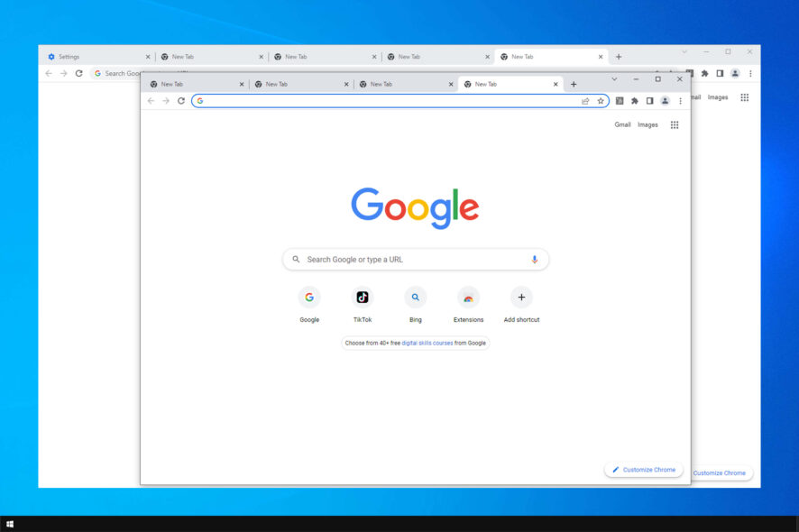 google opens new windows every time i click