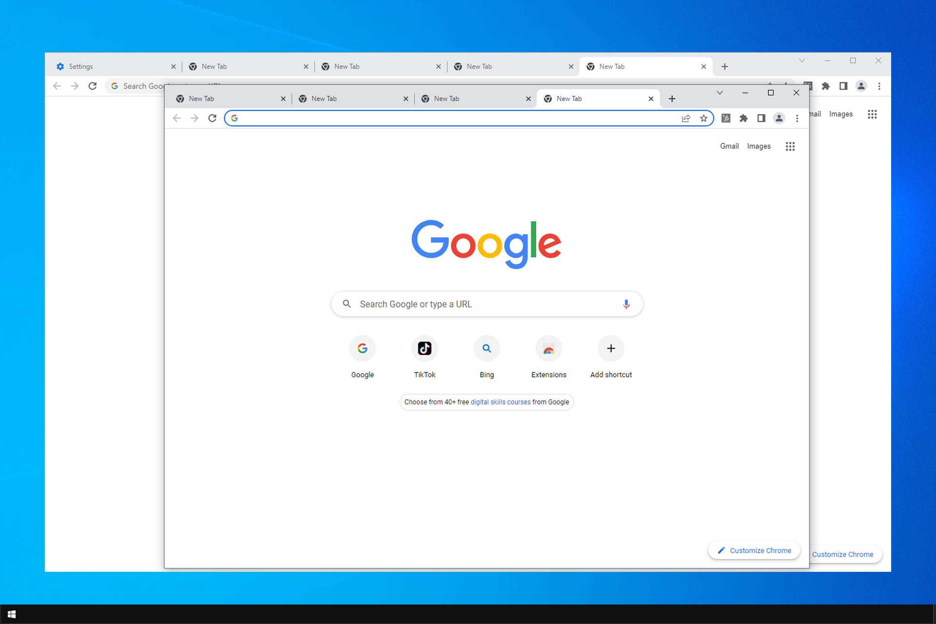 google opens new windows every time i click