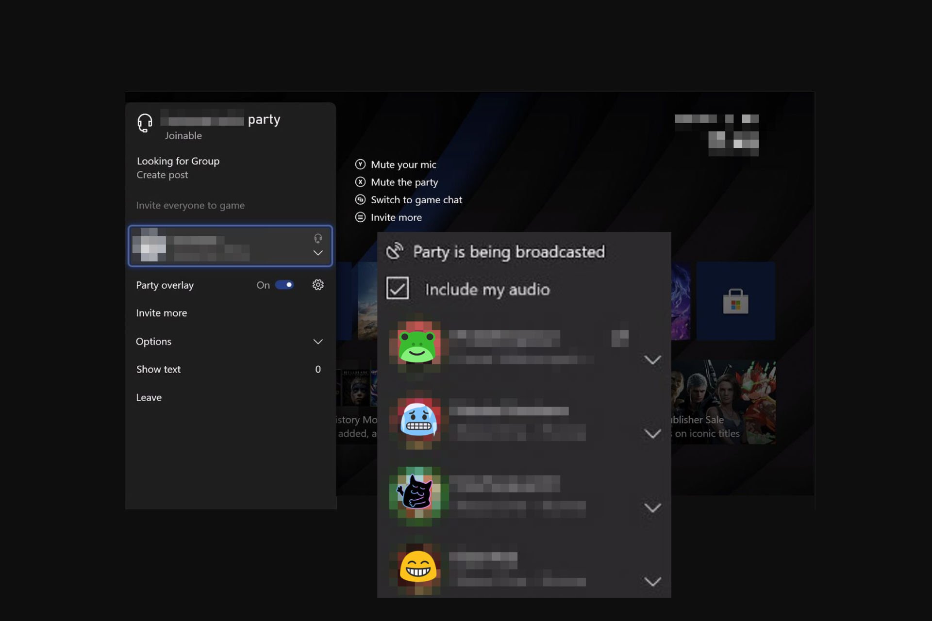 Record party chat xbox/pc/twitch/elgato