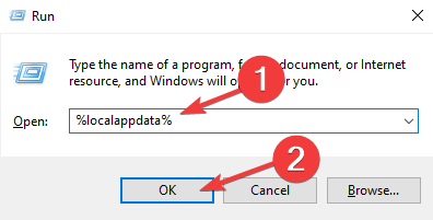 local-data-run-w10 firefox stuck on now installing