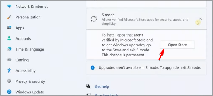 open microsoft store