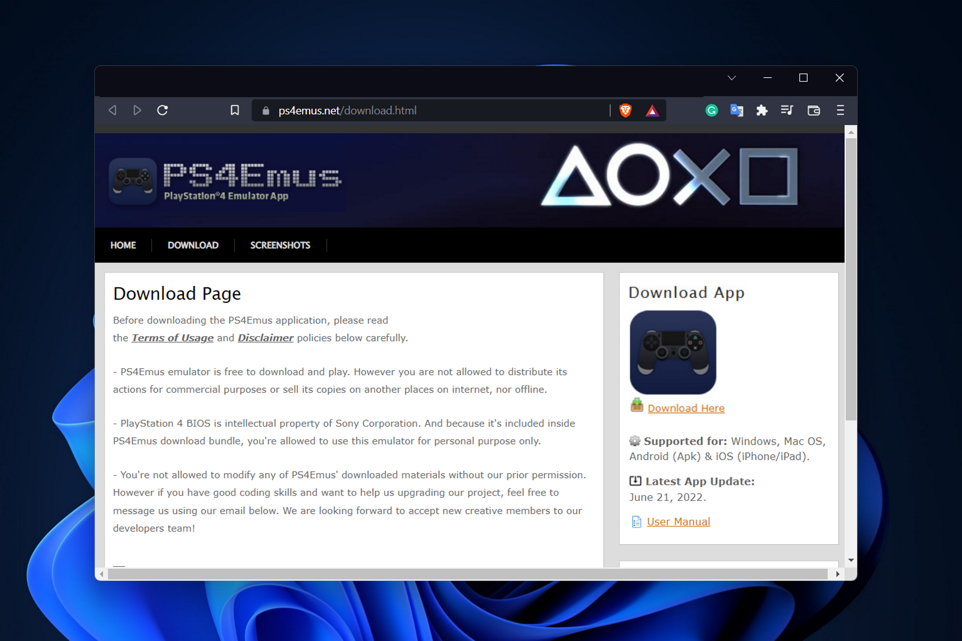 ps4em best ps4 emulator for pc