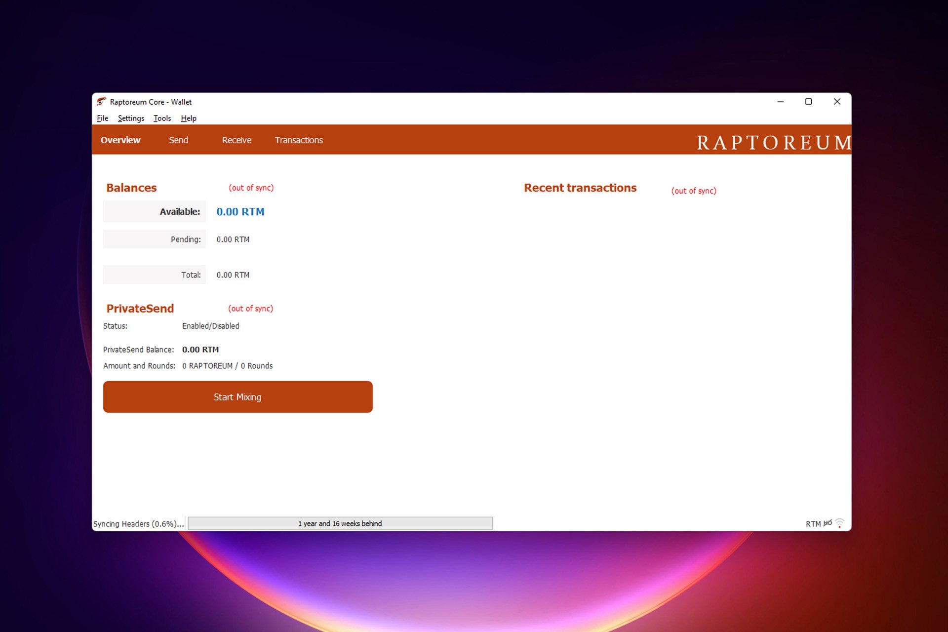 raptoreum wallet not syncing featured