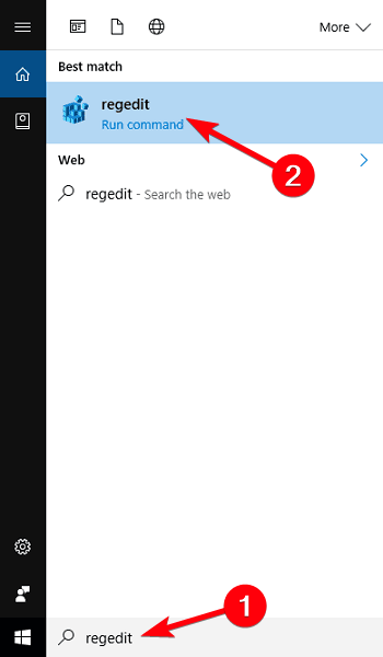 registry editor cmd