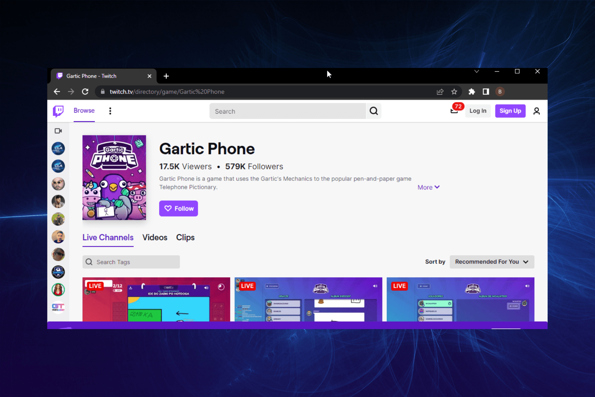 twitch browser games