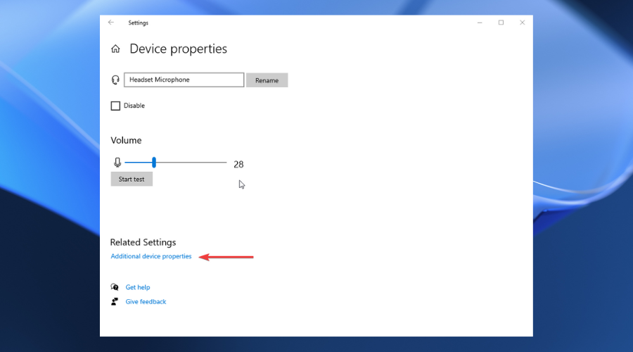additional device properties
