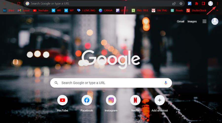 chrome settings