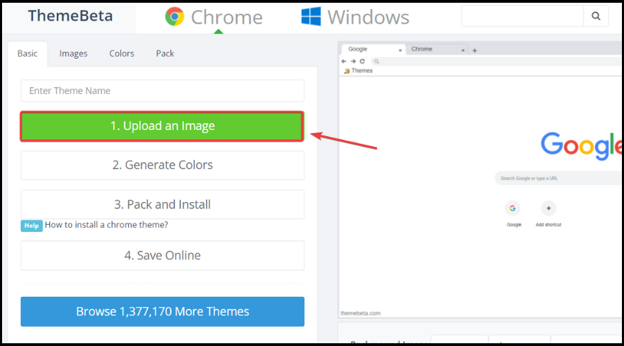 chrome design theme