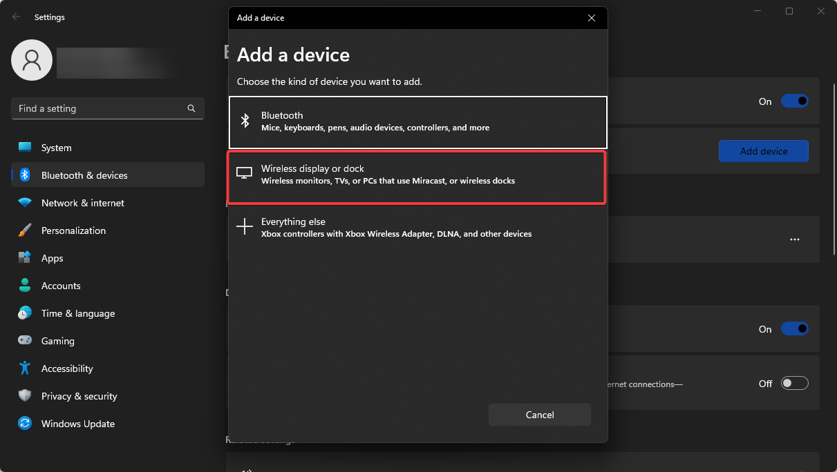 windows 11 share screen to tv