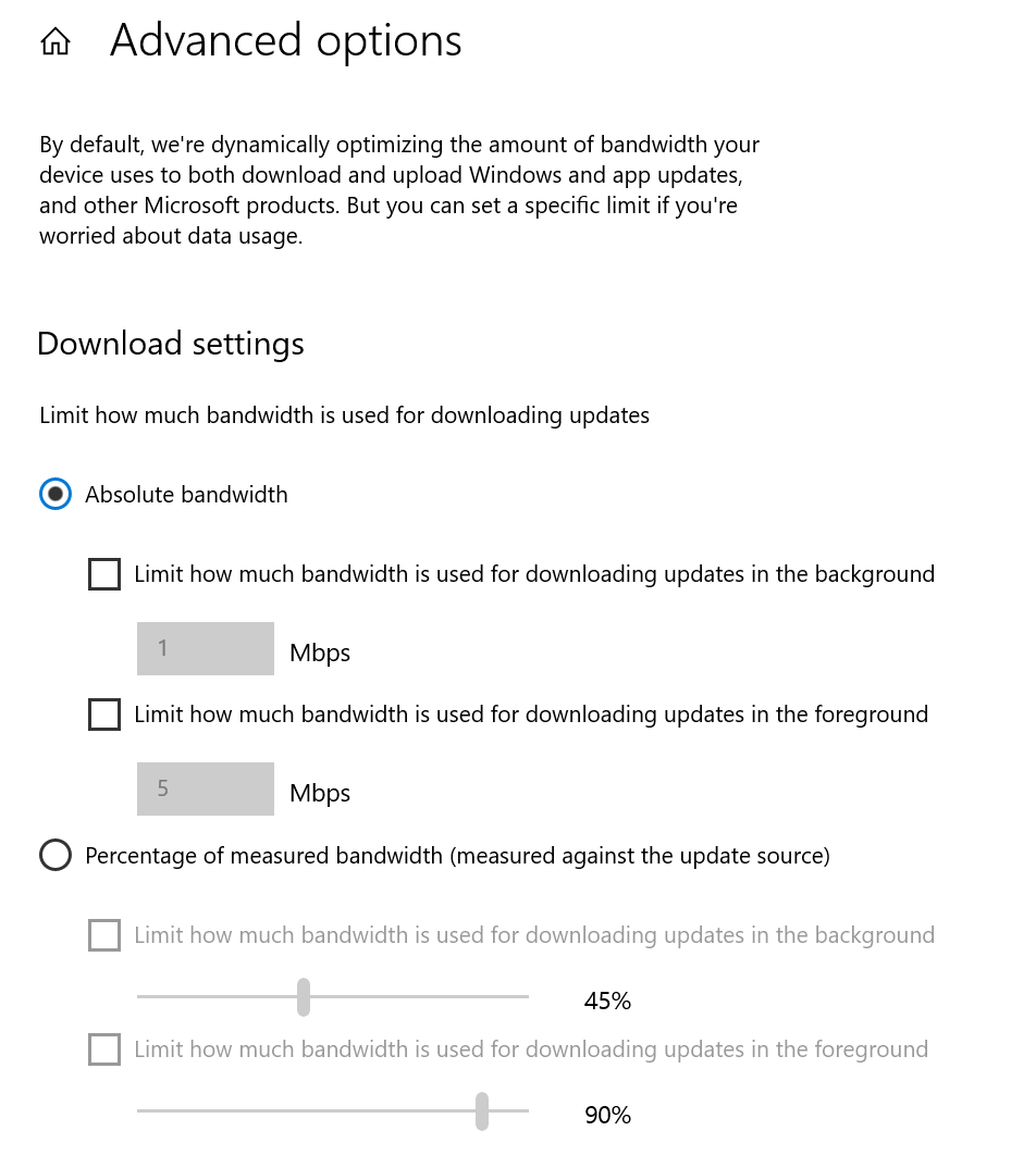 increase microsoft store download speed bandwidth