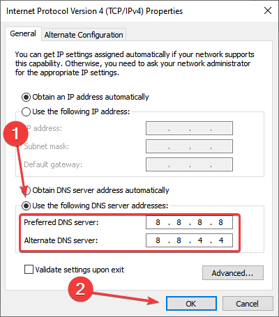 dns address
