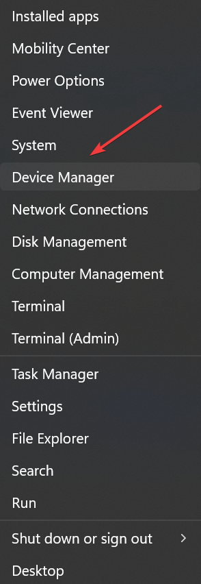 device manager